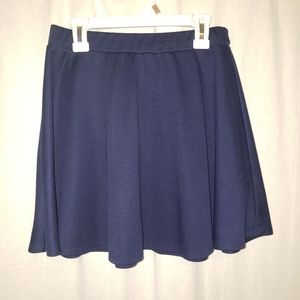 Navy blue skater skirt